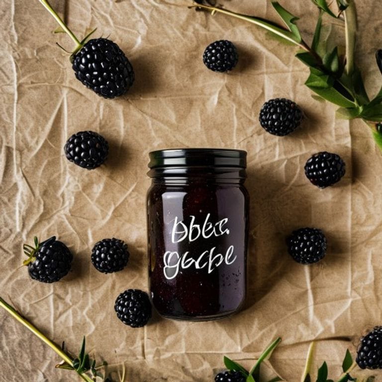 Wild blackberry jam