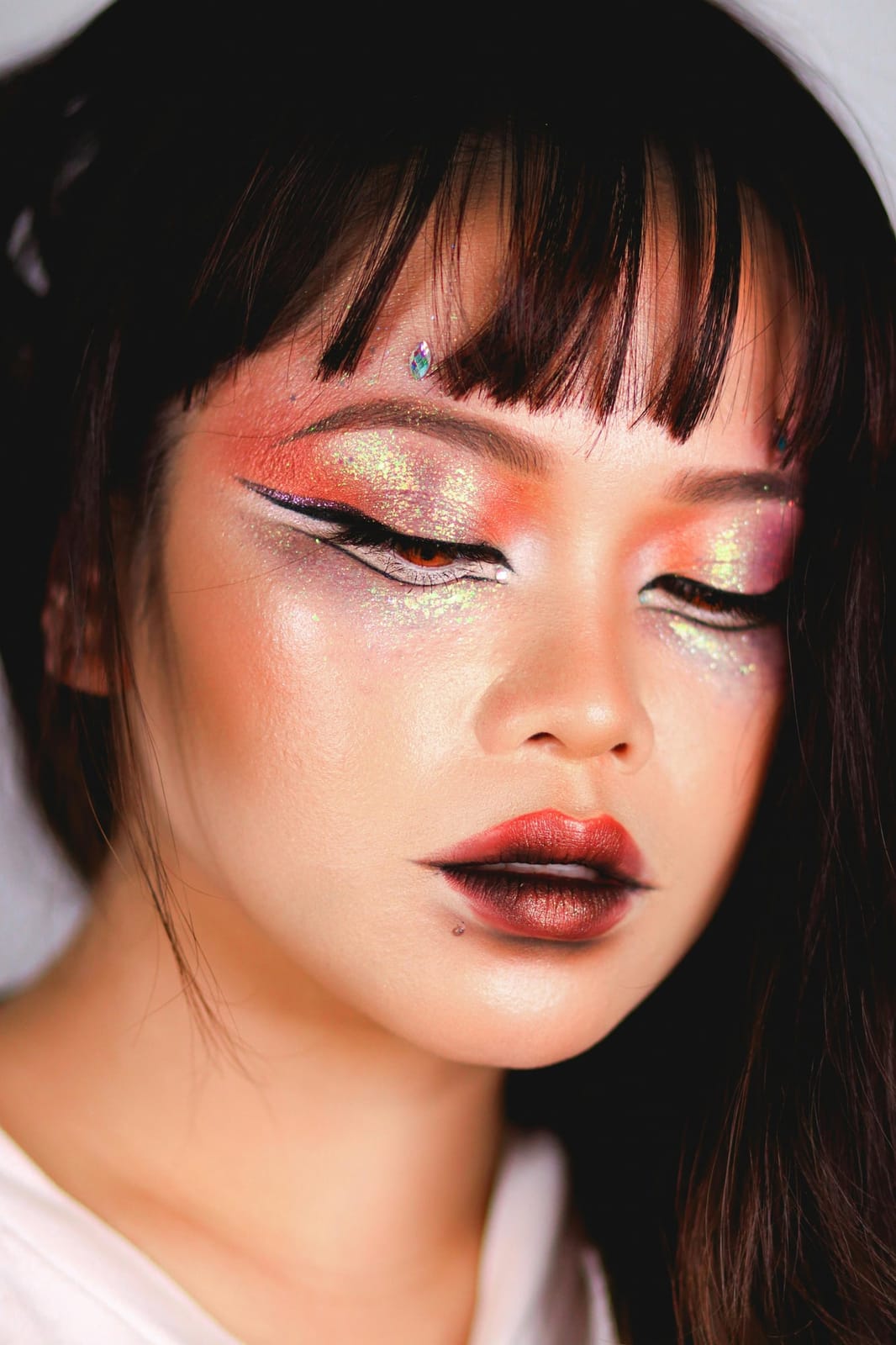 Editorial sunset glitter