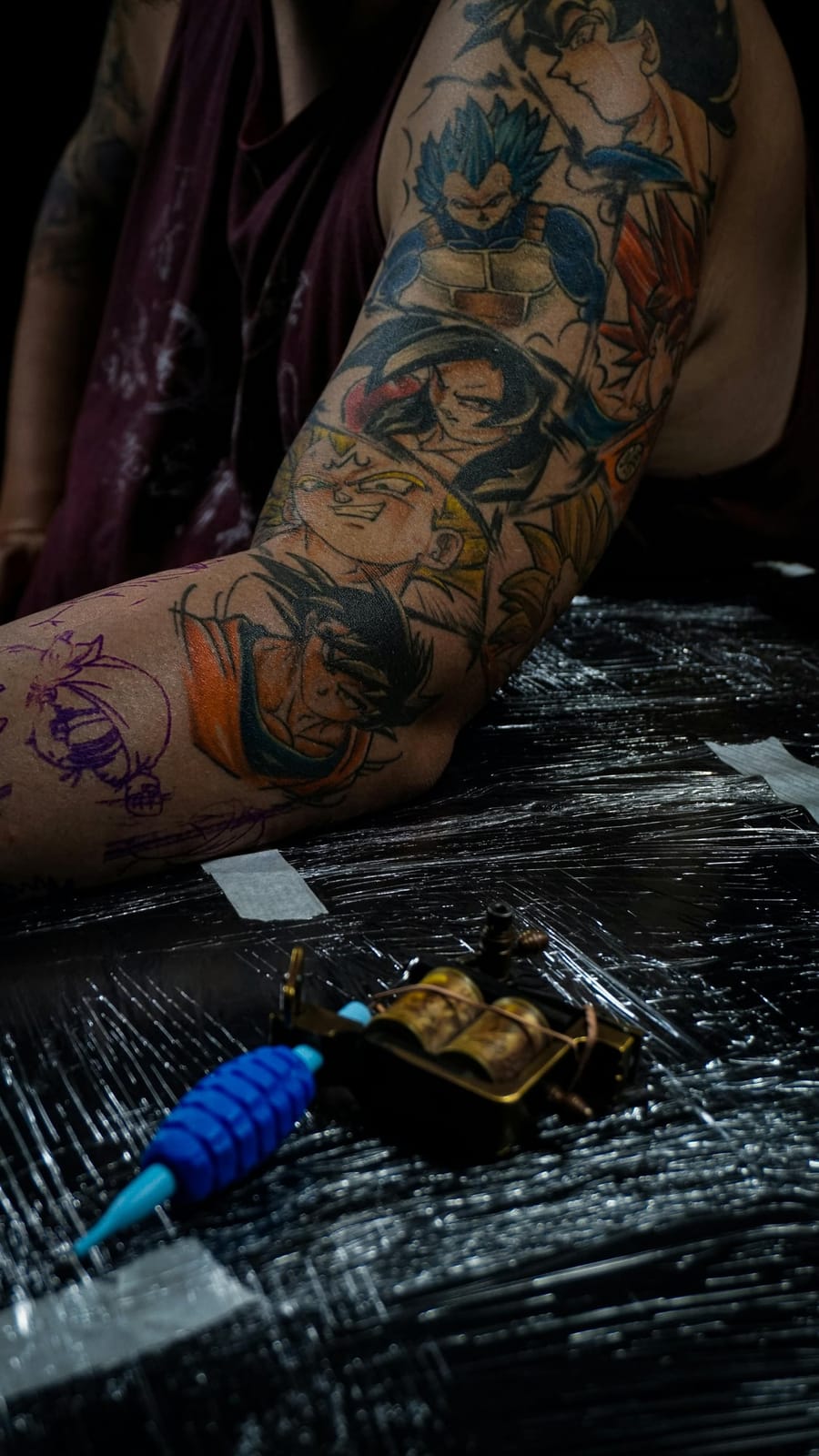 Anime color sleeve