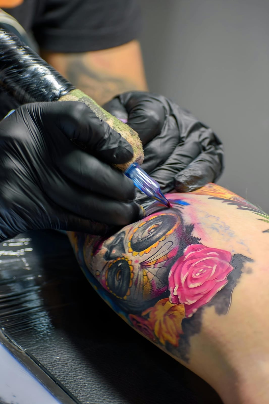 Color portrait — Día de los Muertos