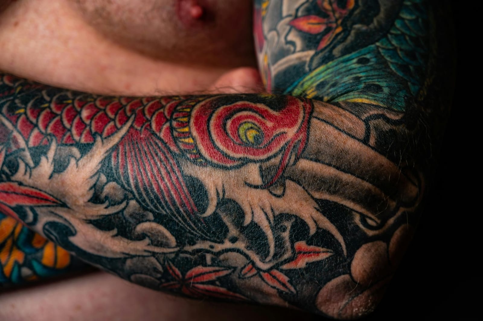 Color koi — full sleeve